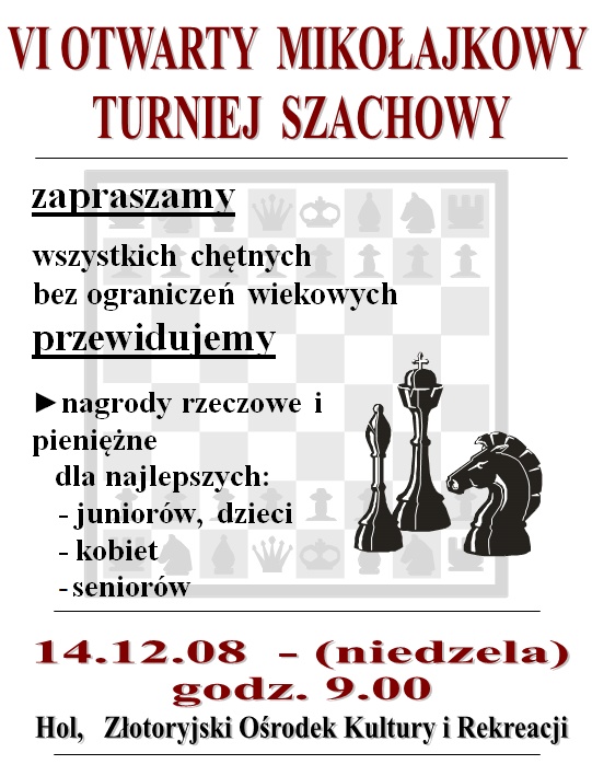 VI Turniej Szachowy