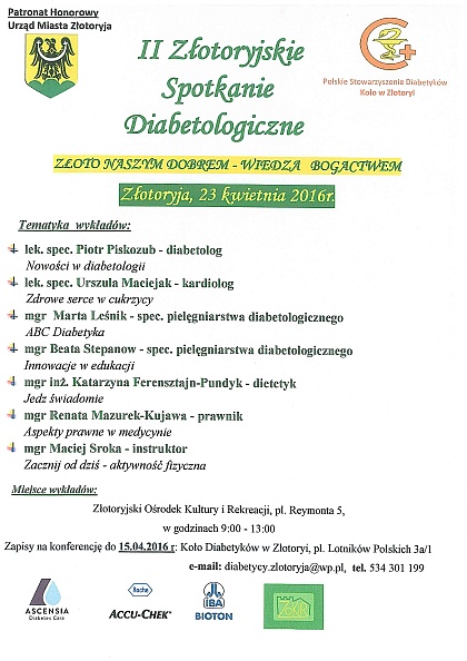 II Złotoryjskie Spotkania Diabetologiczne