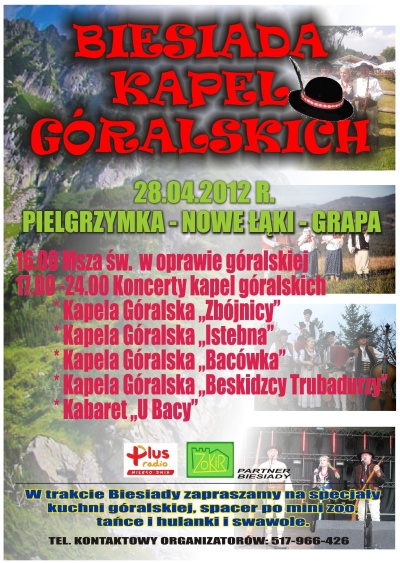 Biesiada Kapel Góralskich - Peilgrzymka - Nowe Łąki - Grapa