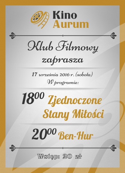 Zapraszamy do Klubu Filmowego