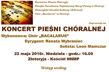 Koncert Chóru Bacalurs