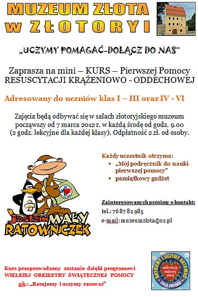 Kurs pierwszej pomocy