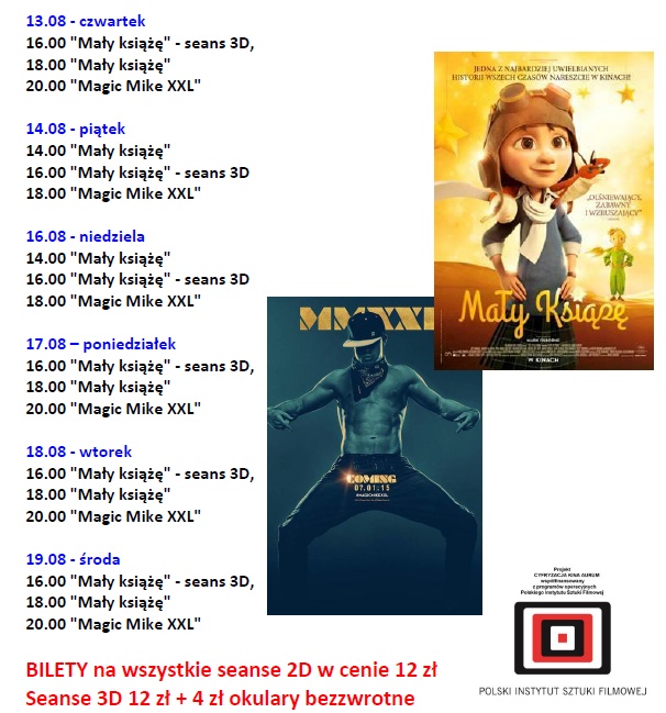 Wakacyjne kino cyfrowe